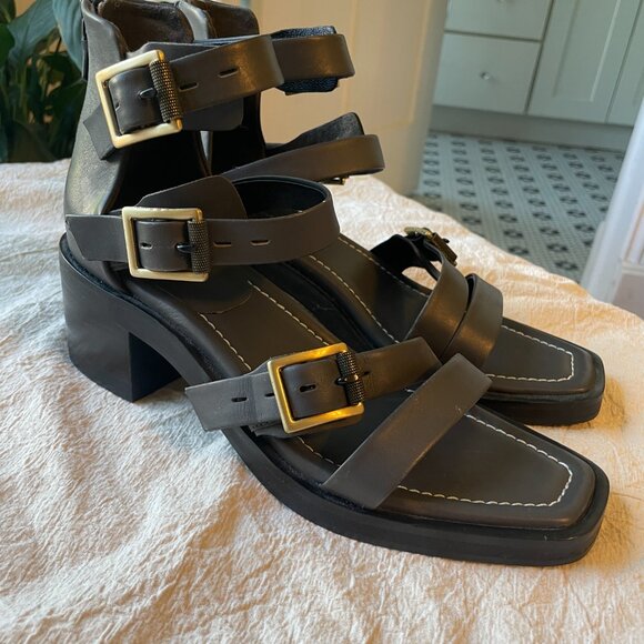 Rag & Bone Fallon Sandal - Leather Size 8.5 - Picture 3 of 5